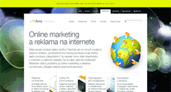 Desktop Screenshot of marketing.krea.sk